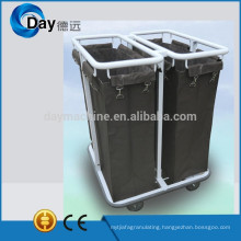 HM-50 powder coating steel frame laundry sorter with Oxford bag, 2 laundry sorter cart, stock laundry sorting cart